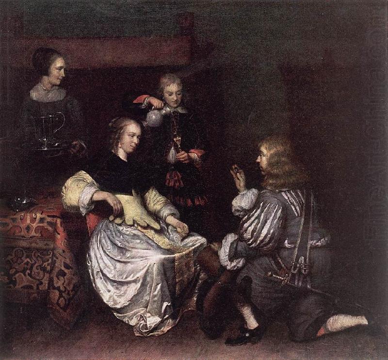 Presentation of the Medallion, NETSCHER, Caspar